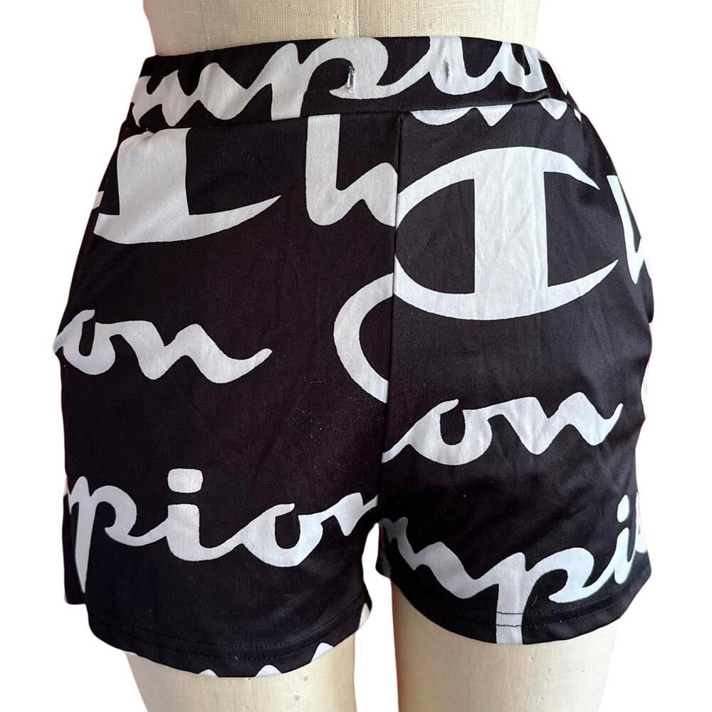 Womens Shorts Size Small Black White Summer Vacation Travel Beach Casual